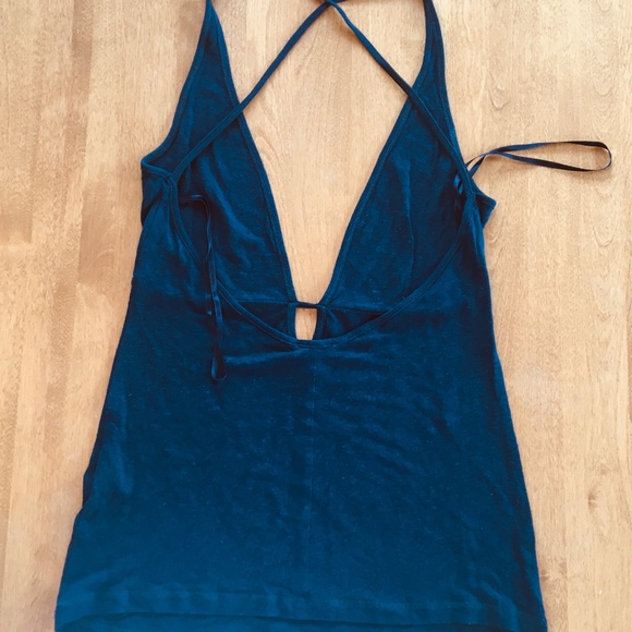 Versace Jeans Navy Blue halter top - xs - Picture 5 of 7